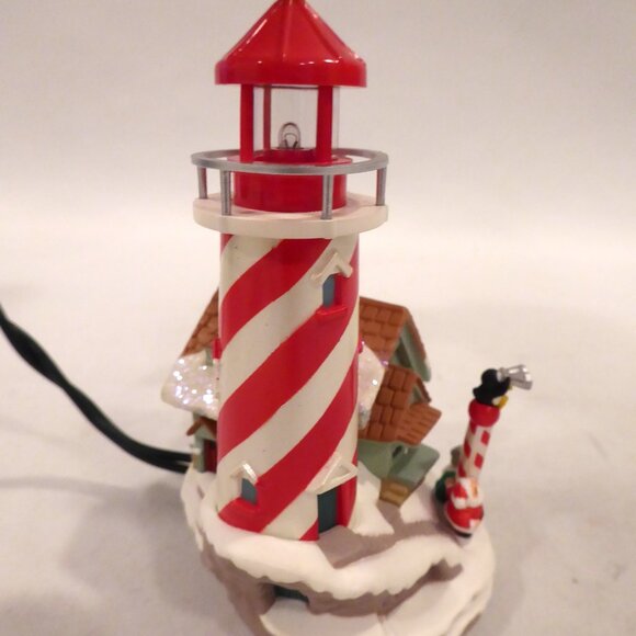 NEW 2003 HALLMARK LIGHTHOUSE GREETINGS #7 MAGIC LIGHT UP KEEPSAKE ORNAMENT - Picture 4 of 12